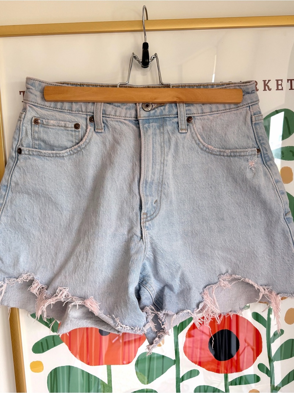 Abercrombie & Fitch Acid Wash Retro Shorts - Picture 2 of 5